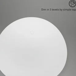 Fungo LED-bordlampe, genopladelig, hvid