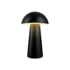 Fungo Mini LED-bordlampe, sort, touch, plast