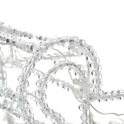 Funklende LED udendørs dekoration rensdyr med slæde