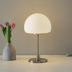 Gaia Big bordlampe med touchfunktion, hvid