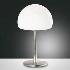 Gaia LED-bordlampe med touchdæmper, krom