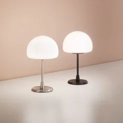 Gaia LED-bordlampe med touchdæmper, krom