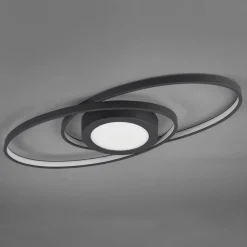 Galaxy LED-loftslampe, dæmpbar, antracit