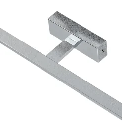 Gallery LED-væglampe, kromfarvet, metalbredde 62 cm IP44