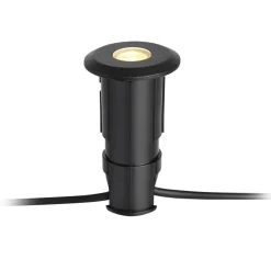 Garden 24 Decklight, sort, toplys, 3W