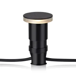 Garden 24 Decklight sort 3W sideværts Ø6cm