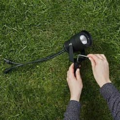 Garden 24 LED-spot, sort, 6 watt