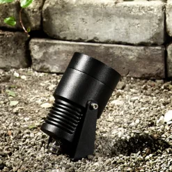 Garden 24 LED-spot, sort, 3 watt