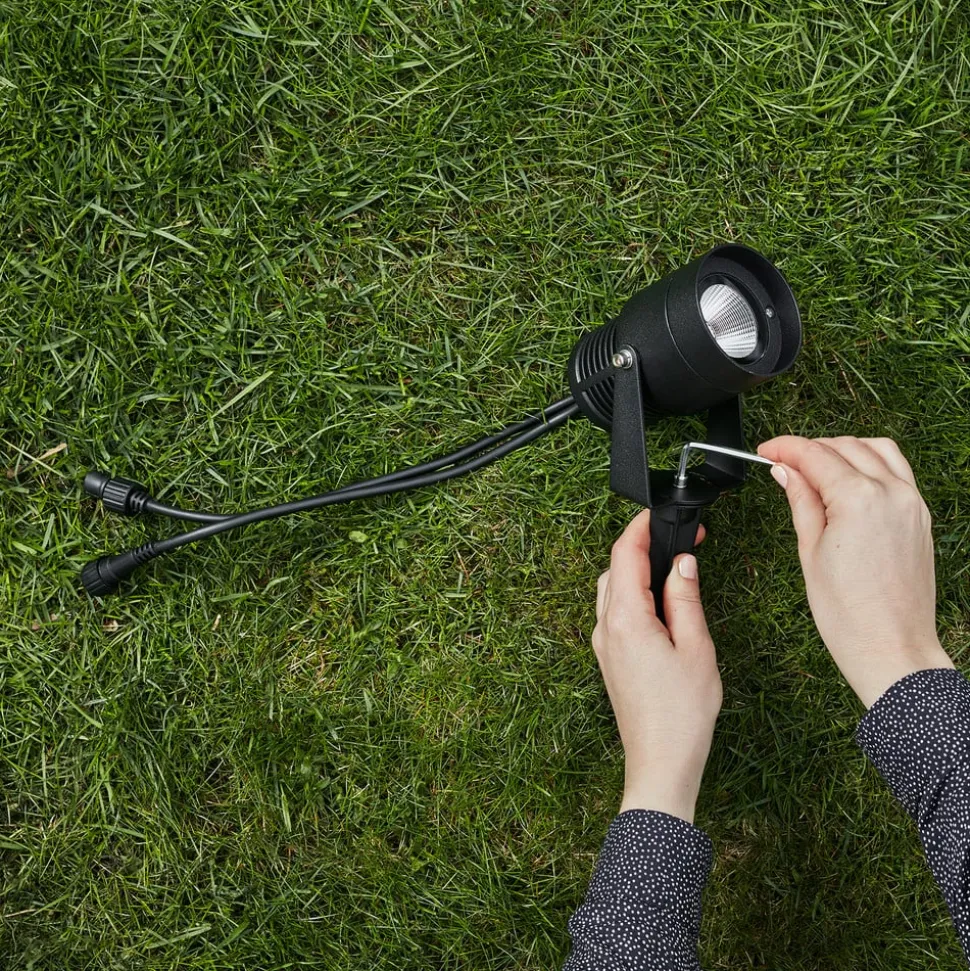 Garden 24 LED-spot, sort, 3 watt