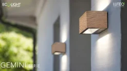 Gemini FX LED-gadelampe, IP54, antracit