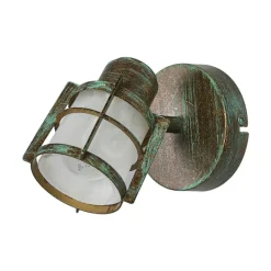 Giorgi - væglampe i spanskgrønt optik