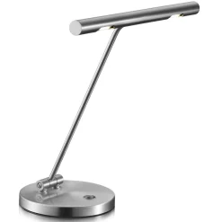 GLIMMER elegant LED-bordlampe nikkel