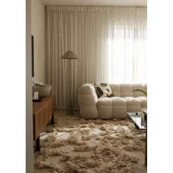 Globen Lighting Gulvlampe Cannes, beige, højde 140 cm