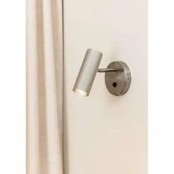 Globen Lighting væglampe Hubble, børstet stål