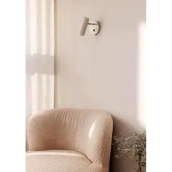 Globen Lighting væglampe Hubble, børstet stål