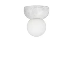 Globen Lighting væglampe Torrano, hvid Ø 13 cm IP44