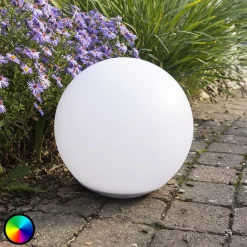 Globo LED-lyskugle, solceller, kan flyde