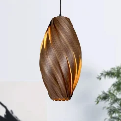 Gofurnit Ardere pendellampe, nøddetræ, højde 50 cm