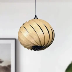 Gofurnit Mela pendellampe, eg, Ø 35 cm