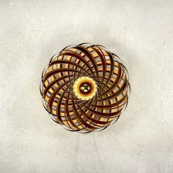 Gofurnit Veneria væglampe, nøddetræ, Ø 50 cm