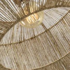 GOOD & MOJO Iguazu buelampe natur cylinder Ø50cm