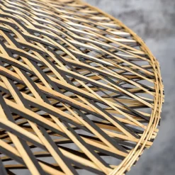 GOOD & MOJO loftlampe Bali, Ø 44 cm, sort/natur, bambus