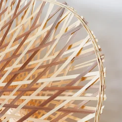 GOOD & MOJO loftlampe Madura, Ø 44 cm, brun, bambus E27