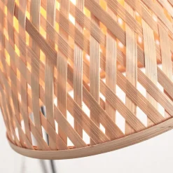 GOOD & MOJO væglampe Java, naturlig, stik, bambus