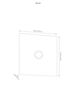Grande ringplade i stål