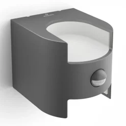 Grass - sensorvæglampe i antracit m. LED-lys