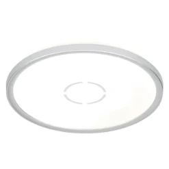 Gratis LED-loftlampe, Ø 29 cm, sølv