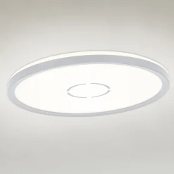Gratis LED-loftlampe, Ø 29 cm, sølv