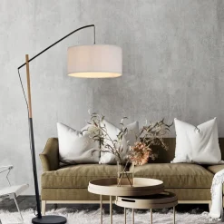 Grøn Sofie gulvlampe med papirskærm