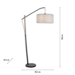 Grøn Sofie gulvlampe med papirskærm