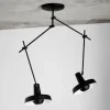 GRUPA Arigato loftslampe 2-lys 70 cm sort