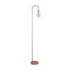 Gulvlampe Amiel, pink, metal, 155 cm, E27