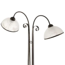 Gulvlampe Antica i landlig stil, 2 lyskilder