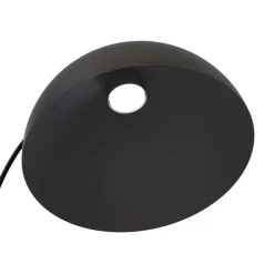 Gulvlampe Arcos, sort, højde 150 cm, metal