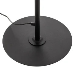 Gulvlampe Dione, 4 lyskilder, sort
