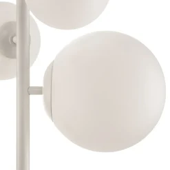 Gulvlampe Dione, 4 lyskilder, hvid