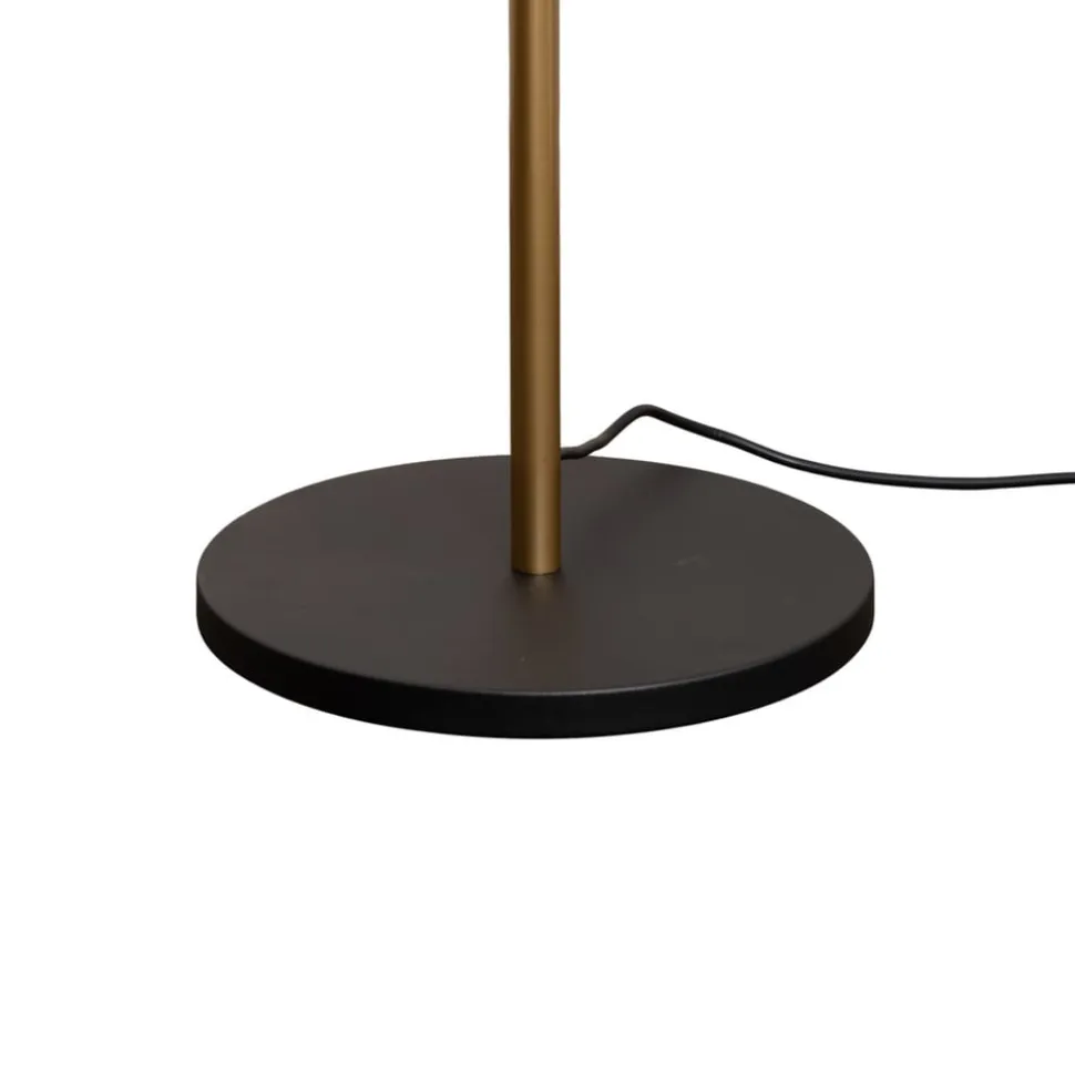 Gulvlampe Faze, guldfarvet, glas, 130 cm, 4 lyskilder, E27