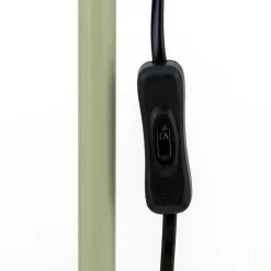 Gulvlampe Gili, stål, lysegrøn, højde 150 cm, E27