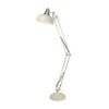 Gulvlampe Goliath, creme, metal, E27, 170 cm, justerbar