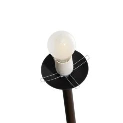 Gulvlampe Joel, sort/hvid, 1 lyskilde