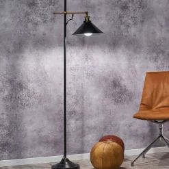 Gulvlampe Lenius med bevægelig skærm