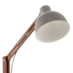 Gulvlampe Skansen, justerbar, grå