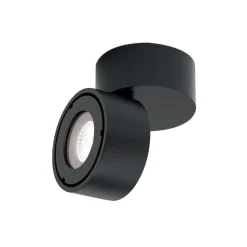 Harvey udendørs spotlampe, sort, Ø 10 cm, trykstøbt aluminium