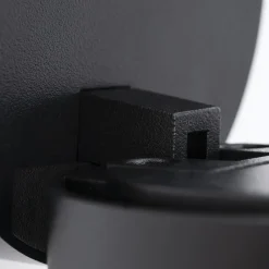 Harvey udendørs spotlampe, sort, Ø 10 cm, trykstøbt aluminium