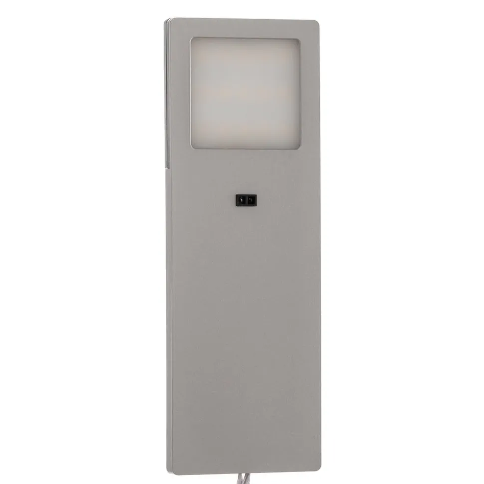 Helena LED-møbellampe, 19 x 7 cm, sæt med 2, sensor, metal