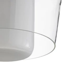 Helestra Canio loftlampe i glas, klar udvendig